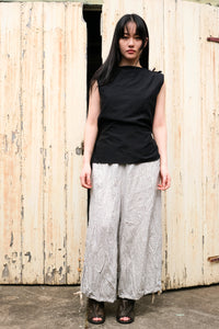 Gathered Hem Pants