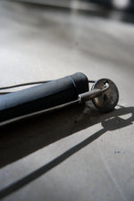 Load image into Gallery viewer, BROOCH- SILVER AND RUBBER TUBE
