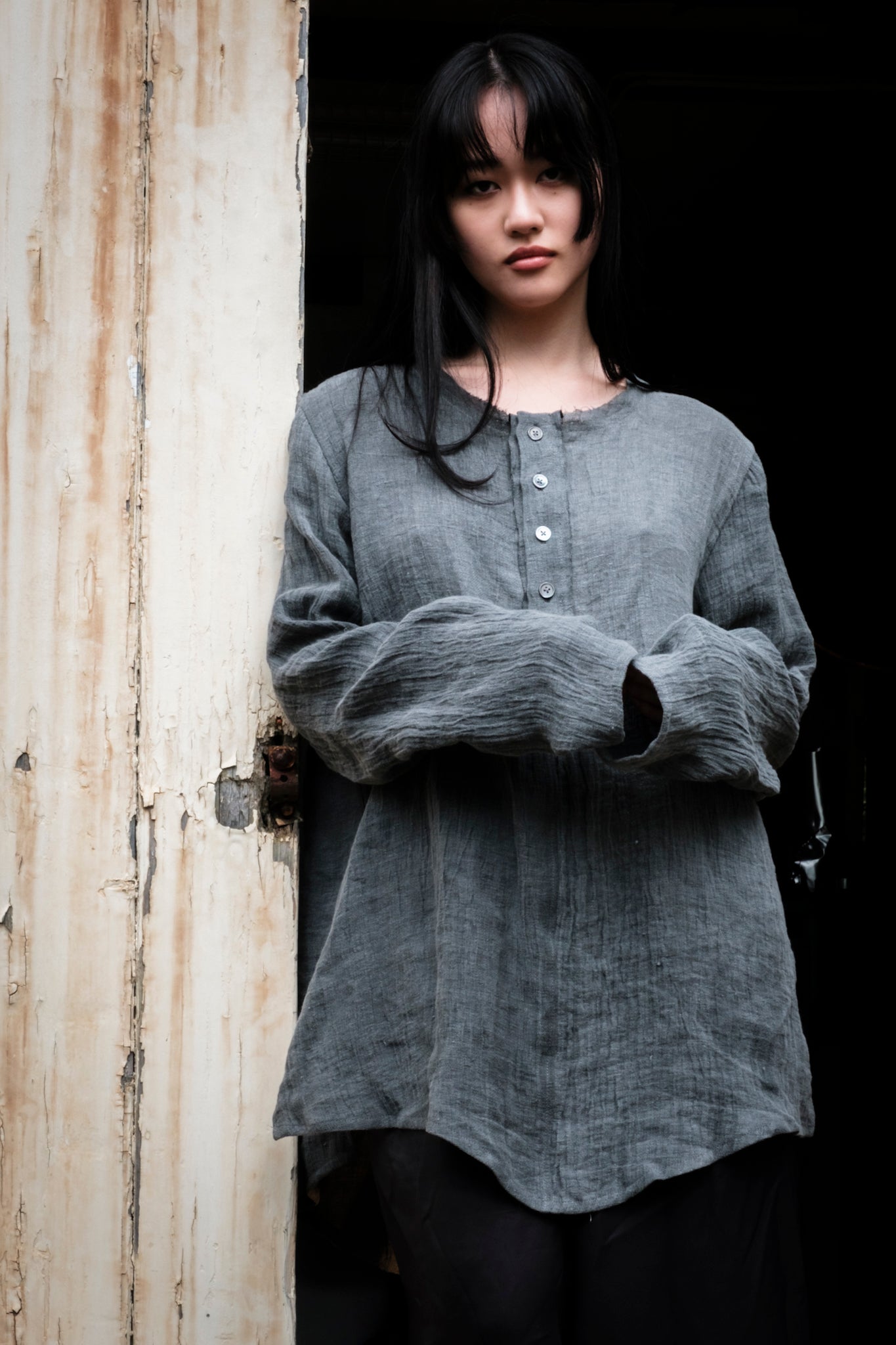 Gauzy Pullover Shirt