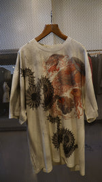 Load image into Gallery viewer, OTDISHAEJF50 Oversized Cotton Tee Distressed Haeckel Jellyfish Collection
