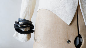BRACELET - Leather & resin ( 5 set )