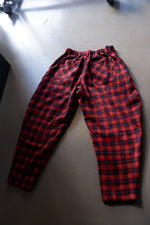 Load image into Gallery viewer, Checkered Tapered Jester Pants
