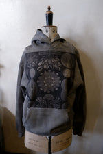 Load image into Gallery viewer, Haeckel Navicula Heavy Cotton Hoodie Distressed

