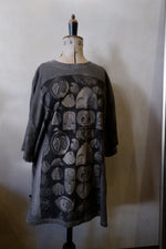 Load image into Gallery viewer, Haeckel Terebratula Heavy Cotton Tee Distressed and Oversized
