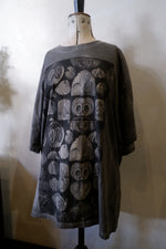 Load image into Gallery viewer, Haeckel Terebratula Heavy Cotton Tee Distressed and Oversized
