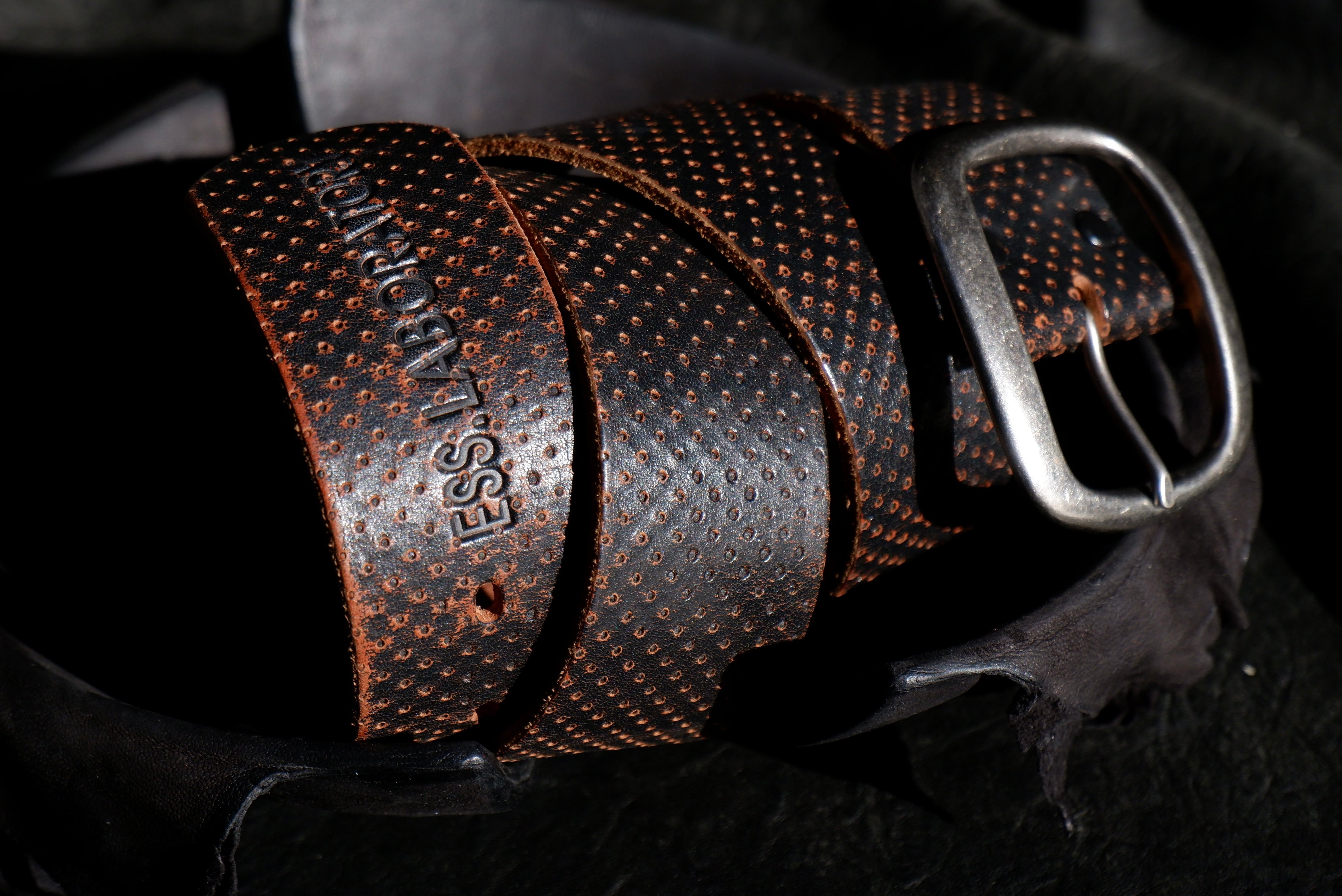 Perforated Leather Belt