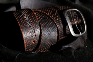 Perforated Leather Belt