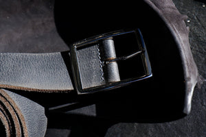 Rectangular Buckle Belt (Soft Buffalo Leather)