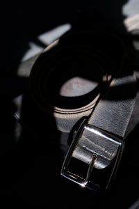 Rectangular Buckle Belt (Soft Buffalo Leather)
