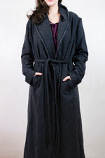 Load image into Gallery viewer, Woollen Drape Coat
