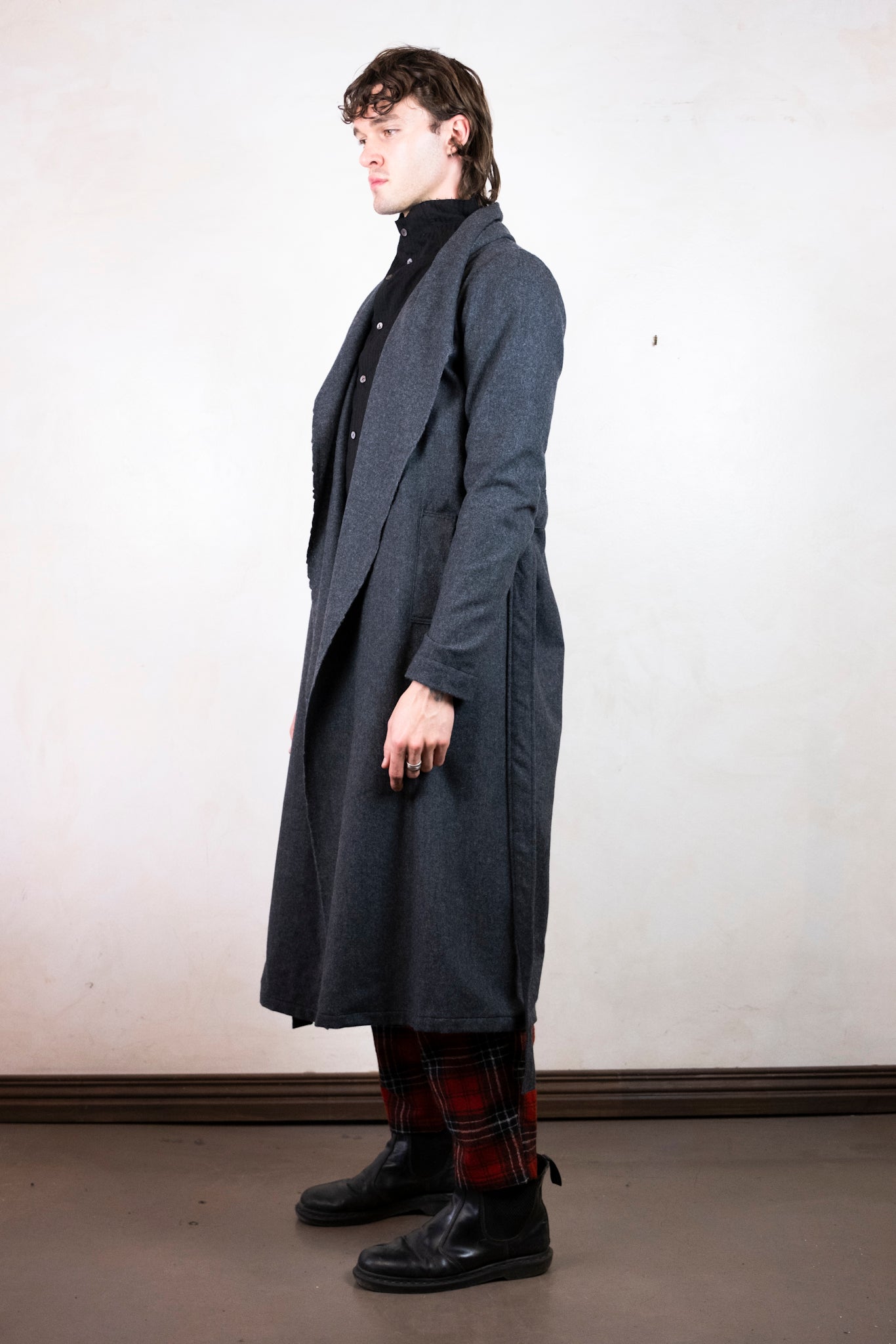 Woollen Drape Coat