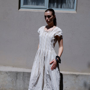 Shirring Plisse Dress
