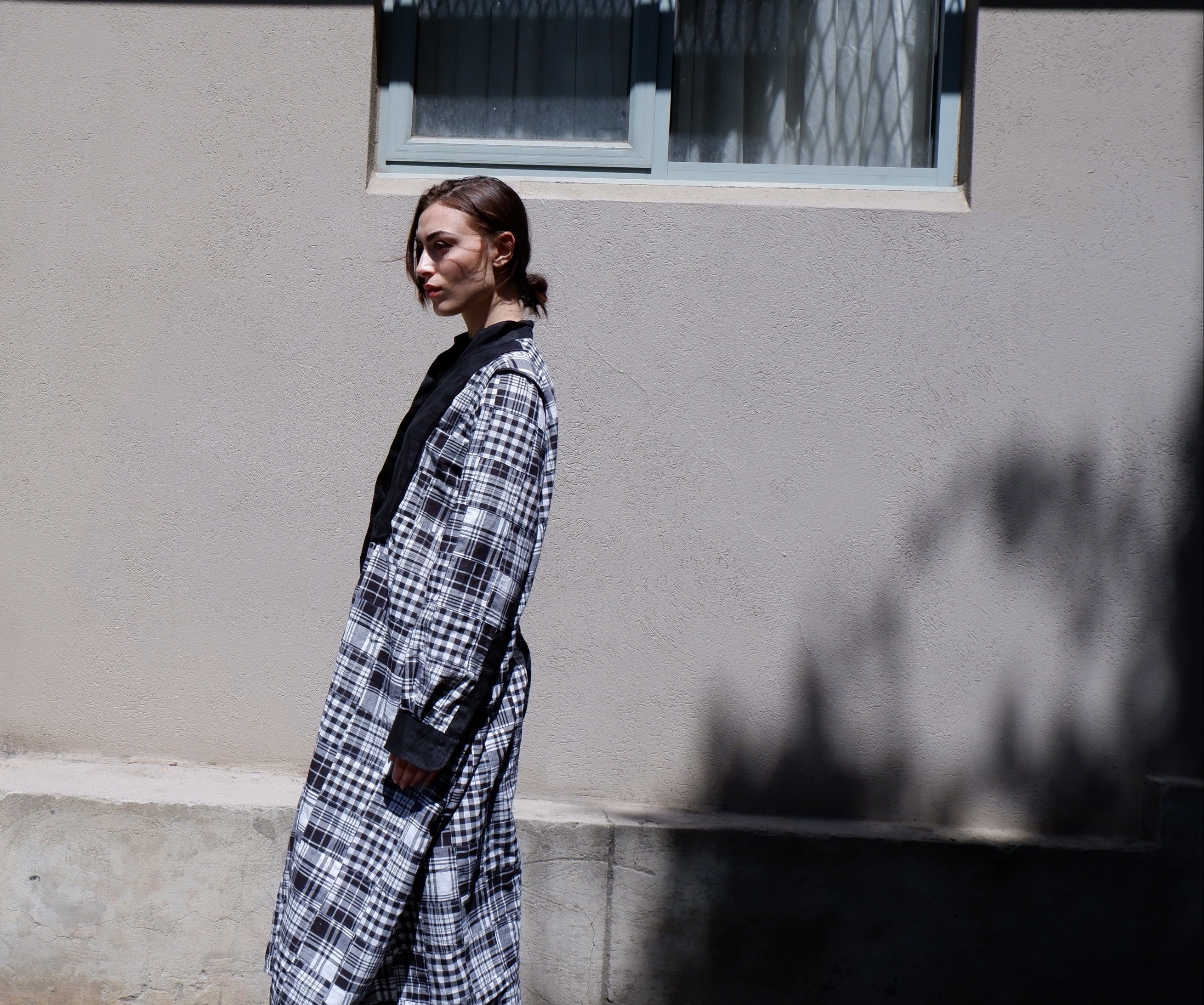 Noir Et Blanc Patchwork Dress