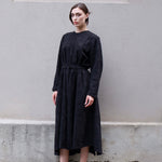 Load image into Gallery viewer, Jacquard Reverse Wrap Dress
