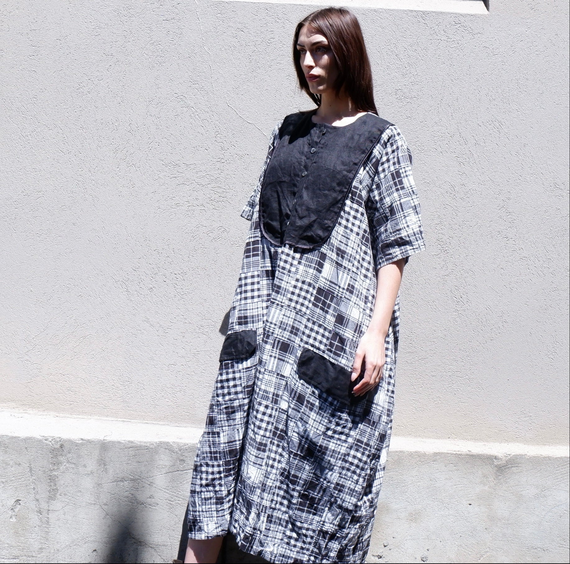 Eureka Noir Patchwork Dress
