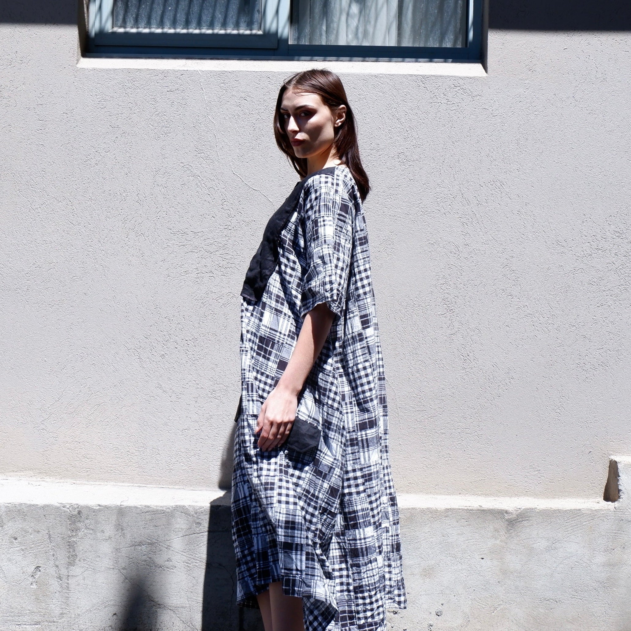 Eureka Noir Patchwork Dress