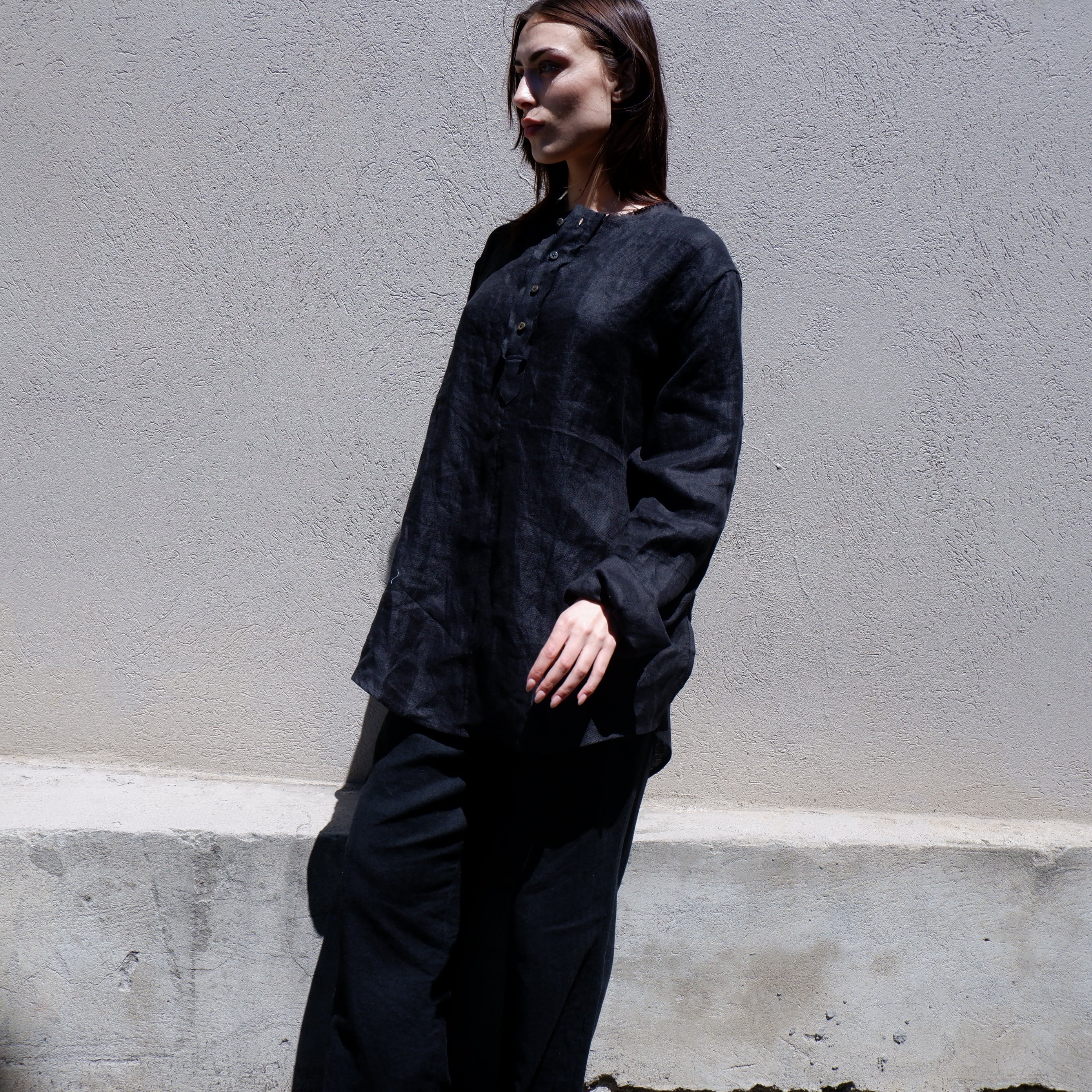 Hop Sac Linen Pullover Shirt