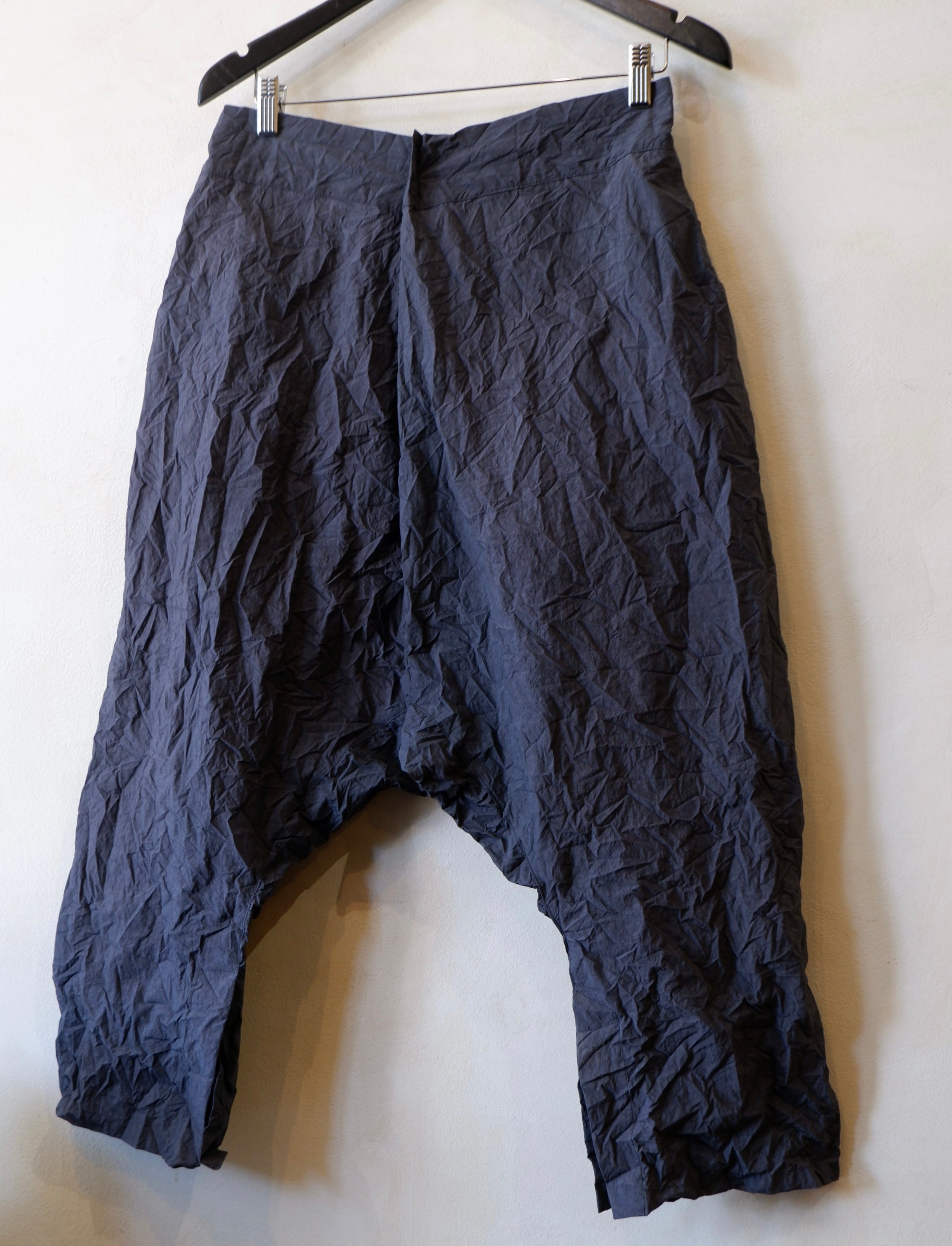 Asymmetric Fold Pants