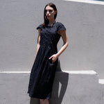 Load image into Gallery viewer, Shirring Plisse Dress
