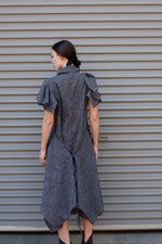 Load image into Gallery viewer, Feathered sleeved dress

