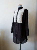 Load image into Gallery viewer, Tucked Bib Shirt
