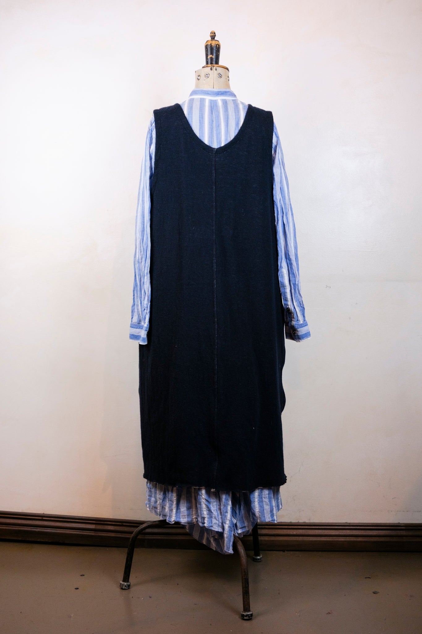 Dual Layer Pinafore Dress