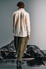 Load image into Gallery viewer, Woollen Gauze Open Collar Shirt
