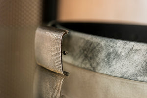 Army Buckle Waxed Leather Belt