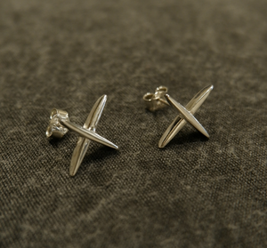 STEPHANIE SAID SS-E-14-20 FOUR POINT STAR EARRING