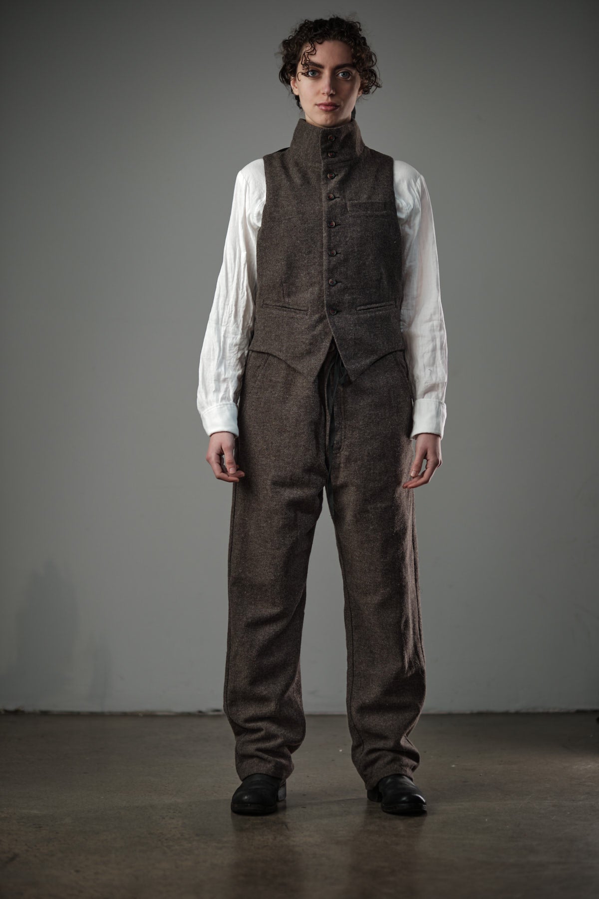 Woollen Anthracite Pants