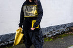 Load image into Gallery viewer, Long Sleeved Black Tee Peace Love and Brown Rice Patti Smith Collection
