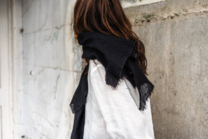 Wool Gauze Scarf L