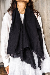 Wool Gauze Scarf L