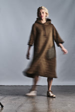 Load image into Gallery viewer, Reversible Mokomoko Hoodie Dress
