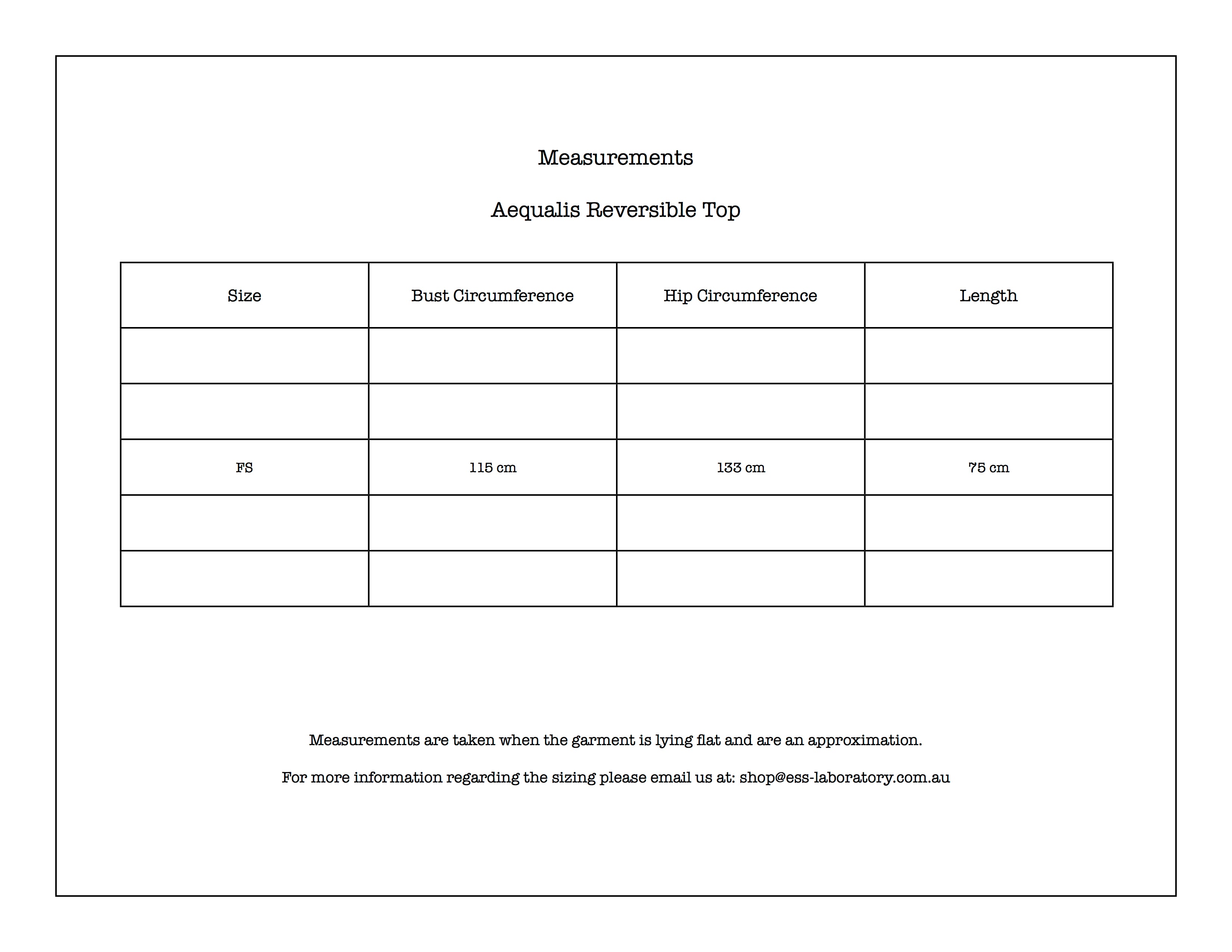 Aequalis Reversible Top