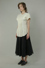 Load image into Gallery viewer, Cap Sleeve Ribbed Jersey Top
