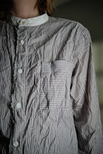 Load image into Gallery viewer, Selvage Stand Collar Shirt
