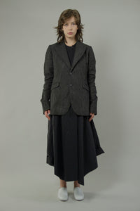 Peaked Lapel Collar Jacket