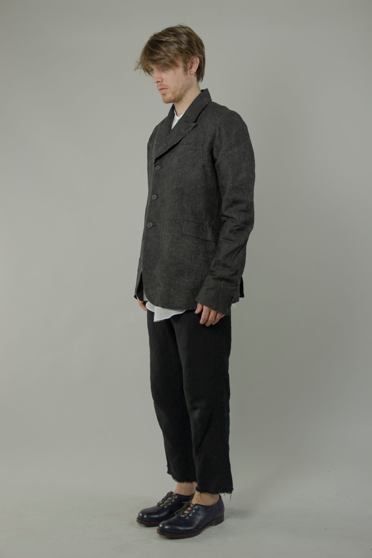 Peaked Lapel Collar Jacket