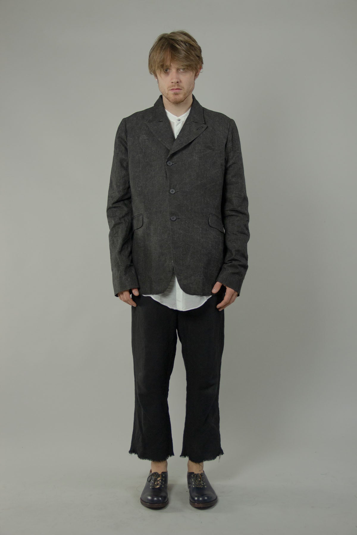 Peaked Lapel Collar Jacket