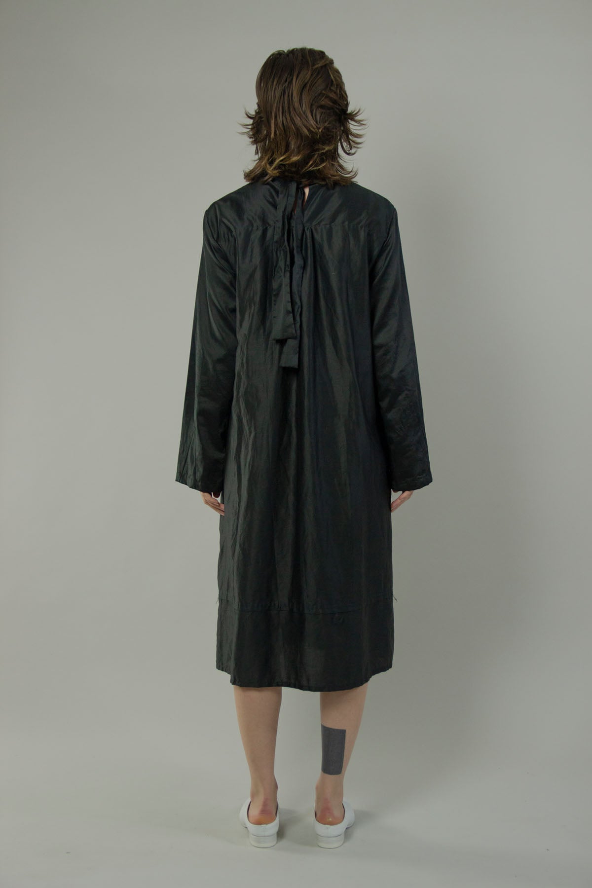 Plisse Shirt Dress