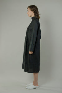Plisse Shirt Dress
