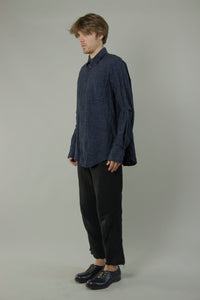 Wide Spread Collar Shirt